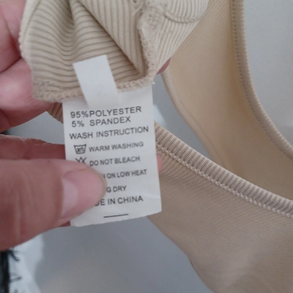 Cream Color 2 Piece Set W Sz Small - Picture 4 of 5
